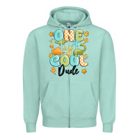 Seafoam one cool dude Zipper Hoodie - MaliasSmallBusiness