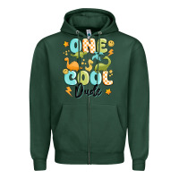 Sports Green one cool dude Zipper Hoodie - MaliasSmallBusiness