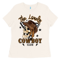 Bone the lonely cowboy club Ladies Tee - MaliasSmallBusiness