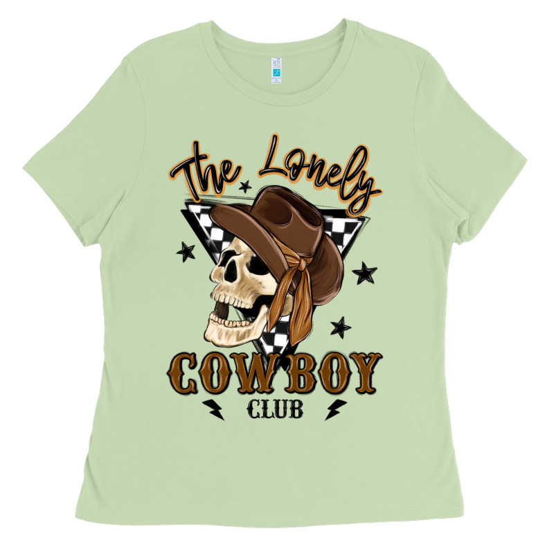 The Lonely Cowboy Club Ladies Tee by MaliasSmallBusiness | Teevron