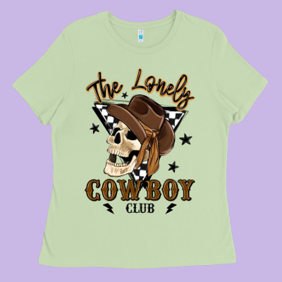 Ladies Tee the lonely cowboy club
