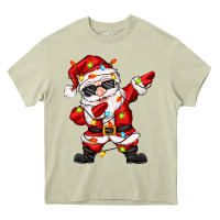 Mossy dabbing santa with christmas lights Heavy Core Tee - Zillion Design Studio