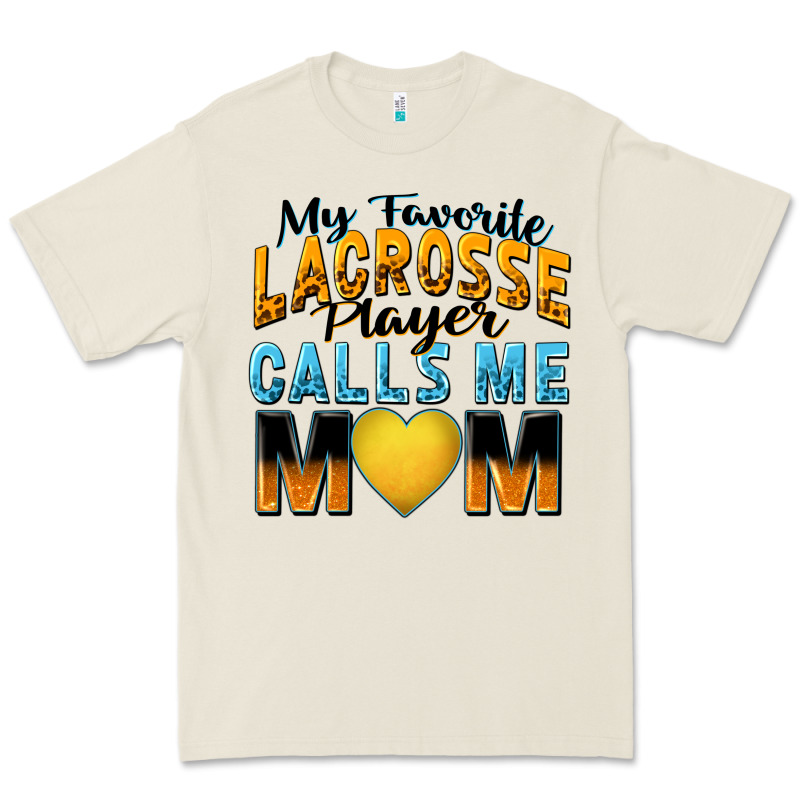 My Favorite Lacrosse Player Calls Me Mom Premium Tee by Zillion Design Studio | Teevron