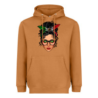 Meerkat mexican latina girl messy bun Heavyweight Hoodie - LillyAllenDesigns