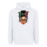 White mexican latina girl messy bun Heavyweight Hoodie - LillyAllenDesigns
