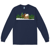 Navy Christmas cookie jar Long Sleeve Tee - Jasminsmagicworld