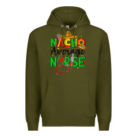 Army Green nacho average nurse Premium Hoodie - JahusDesignShop