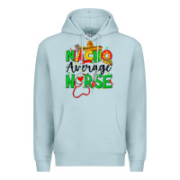 Blue Mist nacho average nurse Premium Hoodie - JahusDesignShop
