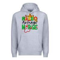 Heather Grey nacho average nurse Premium Hoodie - JahusDesignShop