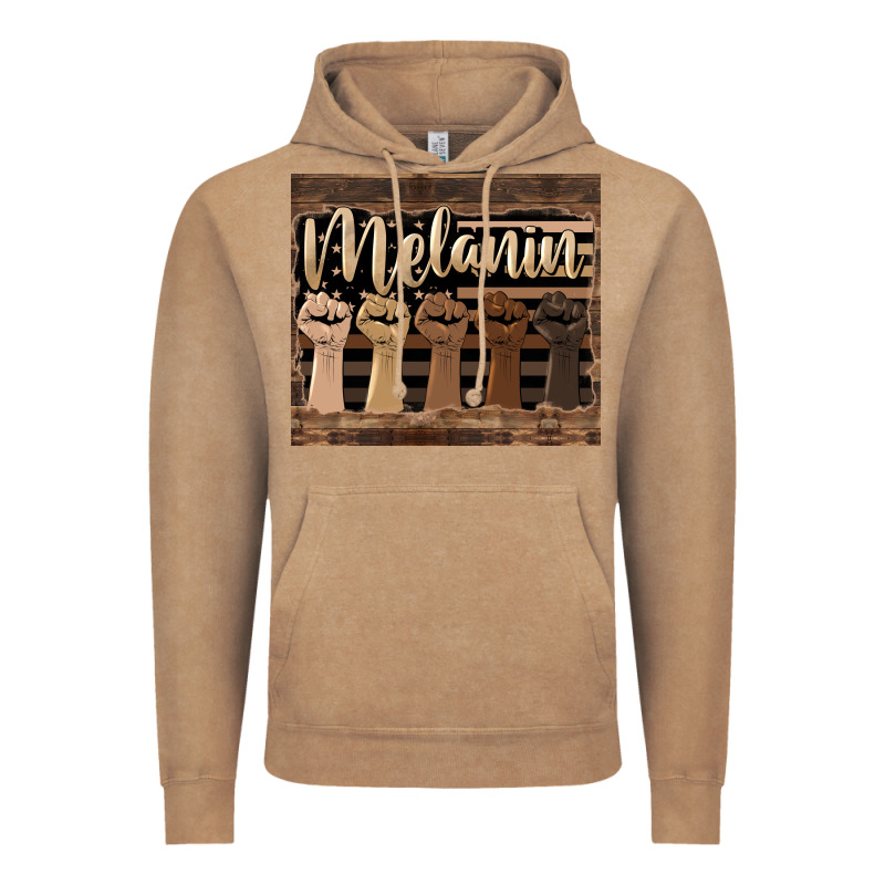 Melanin American Flag Vintage Hoodie by HRA Design Shop | Teevron