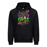 Black happy mardi gras yall Urban Hoodie - CowGirlArtShop