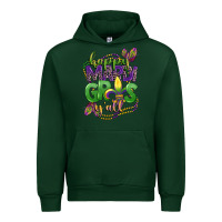 Forest Green happy mardi gras yall Urban Hoodie - CowGirlArtShop