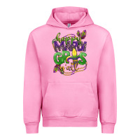 Fuchsia Pink happy mardi gras yall Urban Hoodie - CowGirlArtShop
