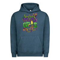 Pigment Midnight Navy happy mardi gras yall Urban Hoodie - CowGirlArtShop