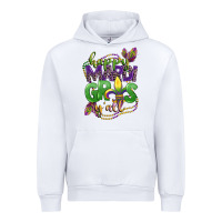 White happy mardi gras yall Urban Hoodie - CowGirlArtShop
