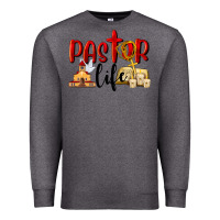 Charcoal Heather Pastor Life Premium Sweatshirt - LillyAllenDesigns