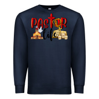Navy Pastor Life Premium Sweatshirt - LillyAllenDesigns