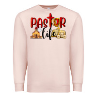 Pale Pink Pastor Life Premium Sweatshirt - LillyAllenDesigns