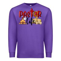 Purple Pastor Life Premium Sweatshirt - LillyAllenDesigns