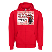 Red roses are red violets are blue i have 5  fingers t Zipper Hoodie - MaliasSmallBusiness