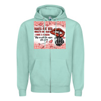 Seafoam roses are red violets are blue i have 5  fingers t Zipper Hoodie - MaliasSmallBusiness