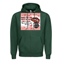Sports Green roses are red violets are blue i have 5  fingers t Zipper Hoodie - MaliasSmallBusiness