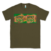 Army Green St. Patrick's Day Western  Lucky And Blessed Classic Tee - Artiststas