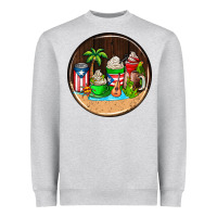 Heather Grey puerto rico coasters Heavyweight Sweatshirt - AdoDesignShop
