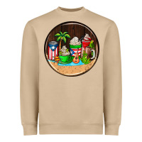 Mushroom puerto rico coasters Heavyweight Sweatshirt - AdoDesignShop