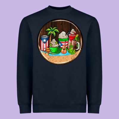 Puerto Rico Coasters Heavyweight Sweatshirt Designed By Adodesignshop
