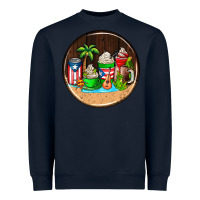 Navy puerto rico coasters Heavyweight Sweatshirt - AdoDesignShop