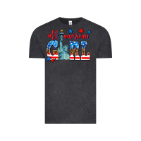Vintage Black all american girl Vintage Tee - AdoDesignShop