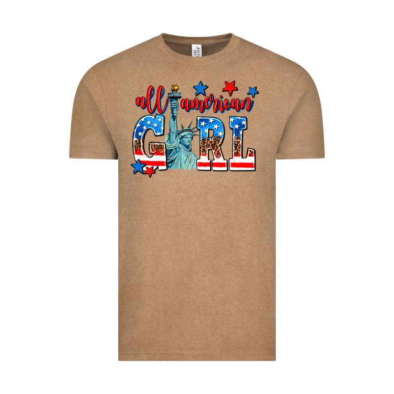 All American Girl Vintage Tee by AdoDesignShop | Teevron
