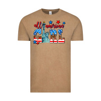 Vintage Coffee all american girl Vintage Tee - AdoDesignShop
