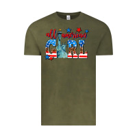 Vintage Olive all american girl Vintage Tee - AdoDesignShop