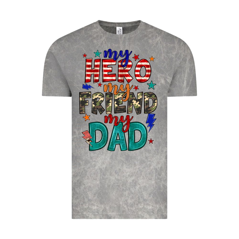 My Hero My Friend My Dad Vintage Tee by JahusDesignShop | Teevron