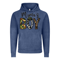 Vintage Denim mama's boy Vintage Hoodie - CowhideDigitalArt