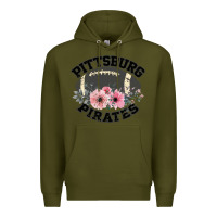Army Green Pittsburg Pirates Premium Hoodie - Bettercallsaul
