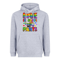 Heather Grey love is about hearts not parts Heavyweight Hoodie - LillyAllenDesigns