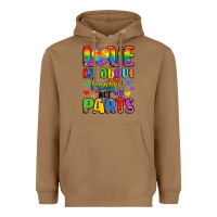 Toasted Coconut love is about hearts not parts Heavyweight Hoodie - LillyAllenDesigns