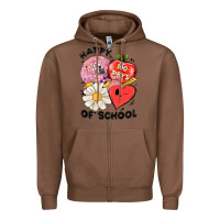 Chestnut happy 100 days of school Zipper Hoodie - MaliasSmallBusiness