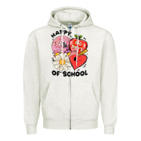 Happy 100 Days Of School Zipper Hoodie | Teevron