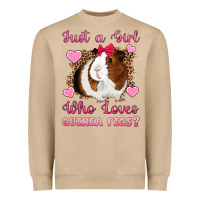 Just A Girl Love Who Loves Guinea Pigs Heavyweight Sweatshirt | Teevron