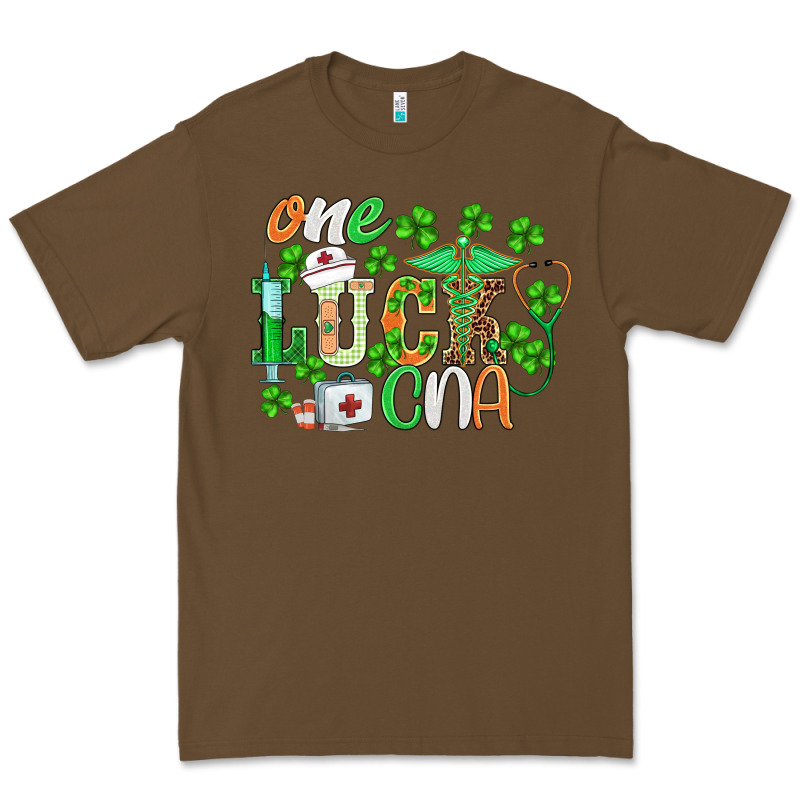 St.patricks One Lucky Cna  Nurse Premium Tee by BarkalooDesign | Teevron