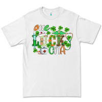 White st.patricks one lucky cna  nurse Premium Tee - BarkalooDesign