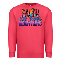 Cardinal Faith Can Move Mountains Premium Sweatshirt - LillyAllenDesigns