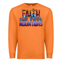 Carrot Faith Can Move Mountains Premium Sweatshirt - LillyAllenDesigns