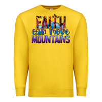 Lemon Faith Can Move Mountains Premium Sweatshirt - LillyAllenDesigns