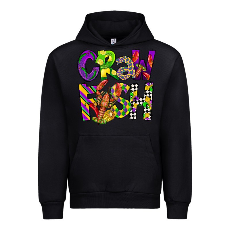 Crawfish Mardi Gras Urban Hoodie by CowGirlArtShop | Teevron