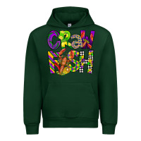 Forest Green crawfish mardi gras Urban Hoodie - CowGirlArtShop
